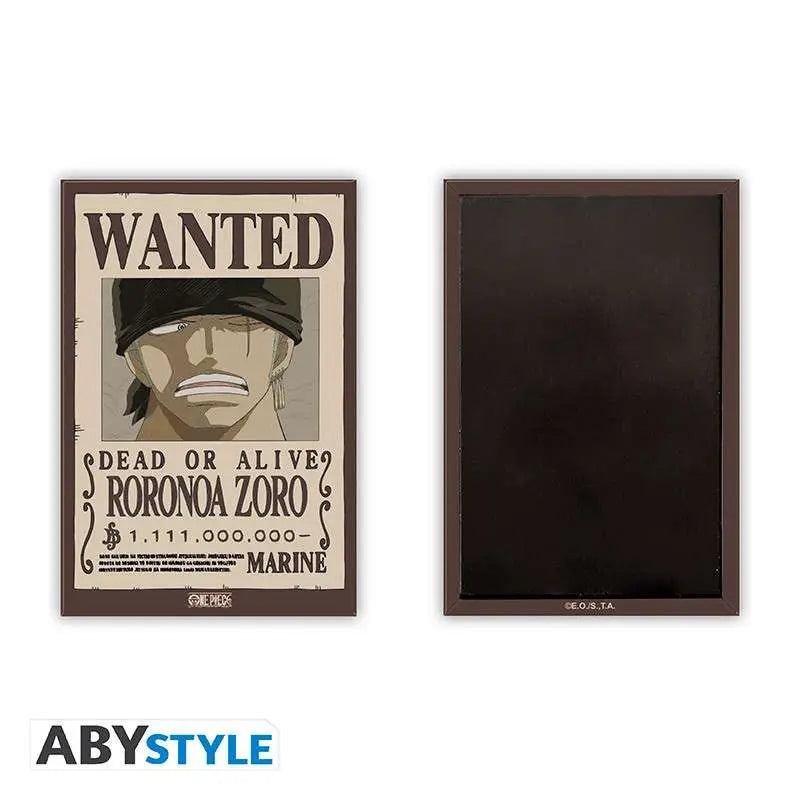 ONE PIECE WANTED ZORO STANDARD MAGNET