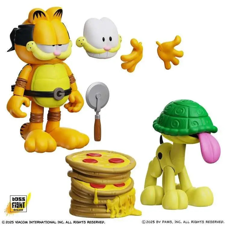 GARFIELD X TMNT GARFELLO AND SIDEKICK ODIE 2-PACK