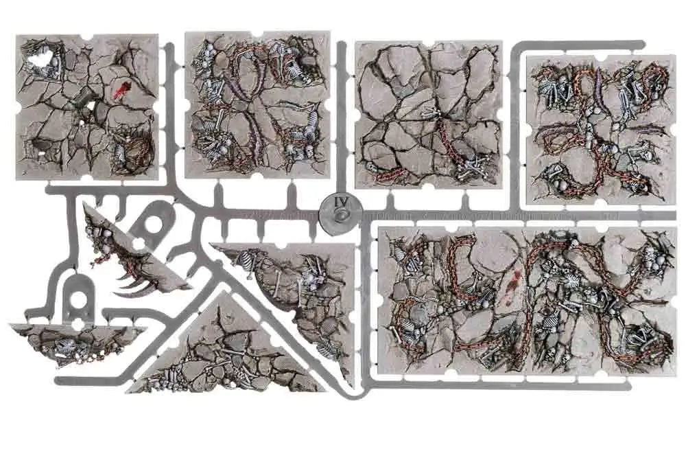 DUNGEONS & LASERS DEMONIC CAVES PRISMACAST PRE-PAINTED TERRAINS