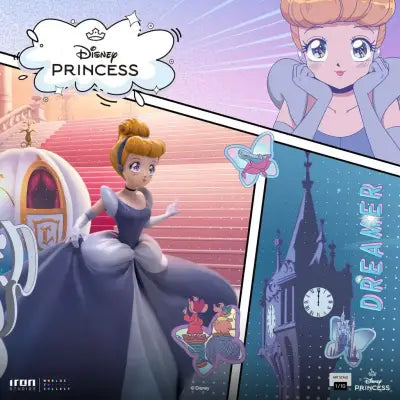 DISNEY ANIME PRINCESS CINDERELLA PVC STATUE