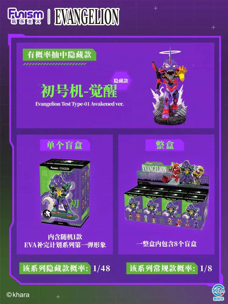 EVANGELION SERIES 1 BLIND BOX SET (8)