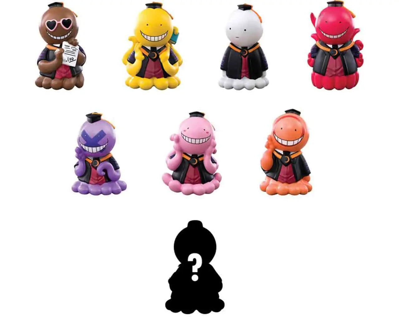 ASSASSINATION CLASSROOM - FIGURINE PUCHIPOP - BLIND BOXES DISPLAY (8)