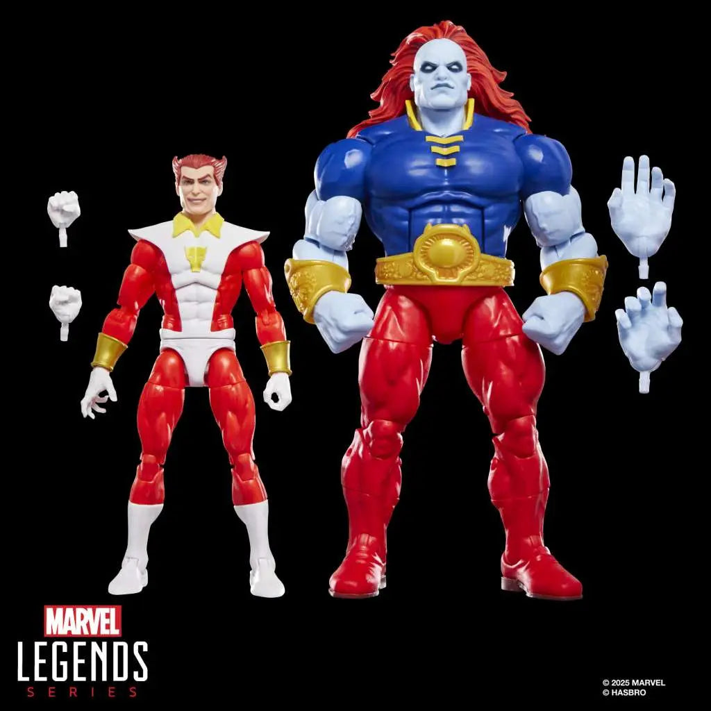 MARVEL LEGENDS STARFOX AND CHAMPION OF THE UNIVERSE ACTION FIGURES