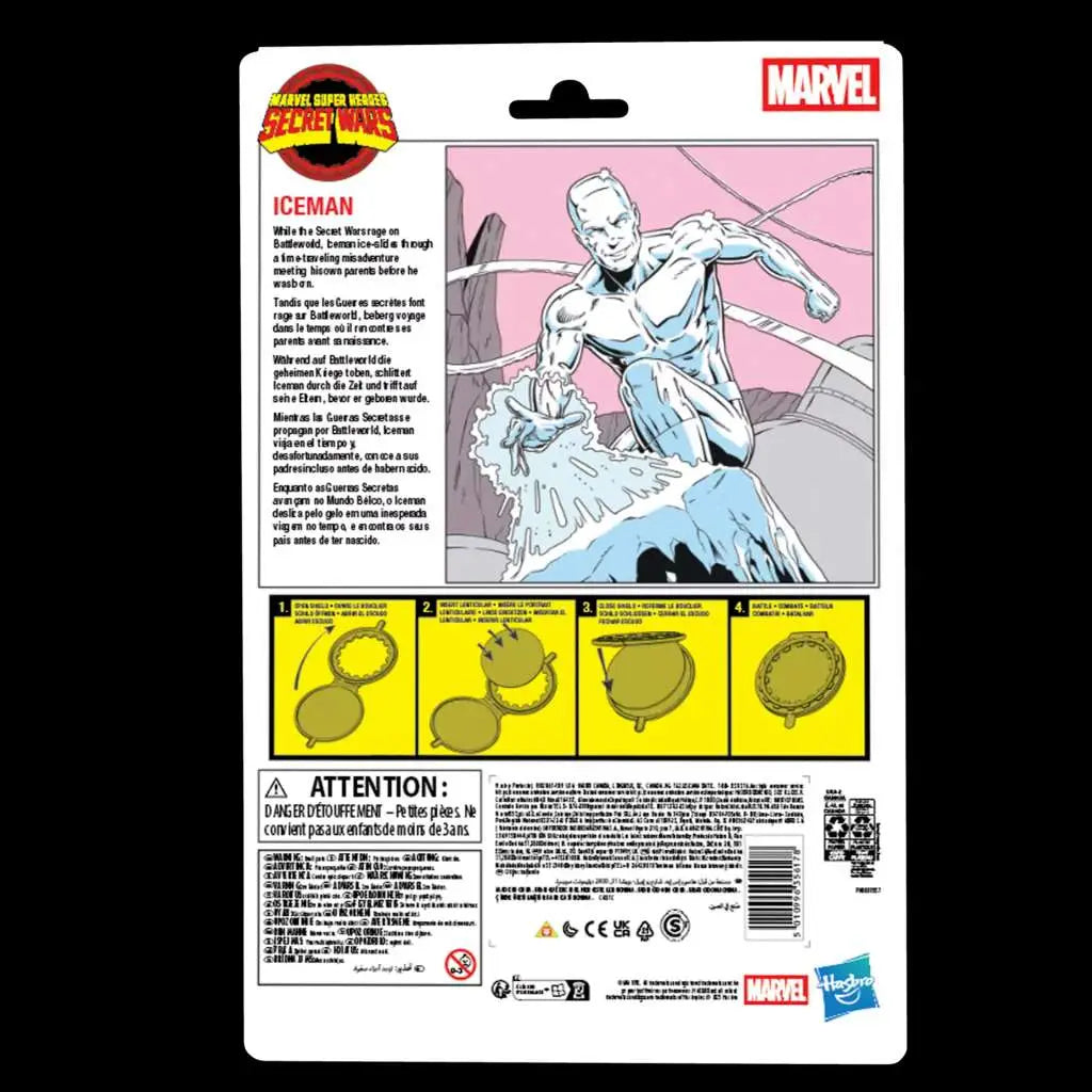 MARVEL LEGENDS SECRET WARS ICE MAN ACTION FIGURE