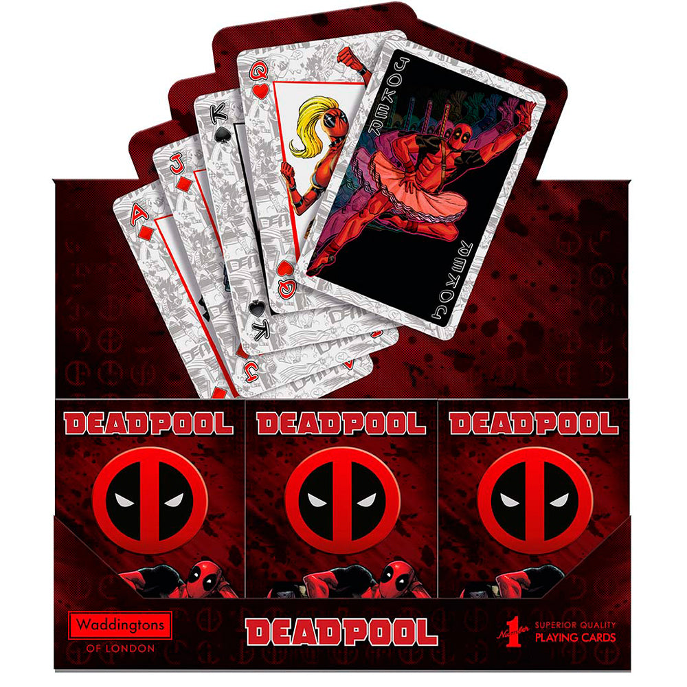 Winning Moves Waddingtons No.1 Playing Cards - Deadpool
