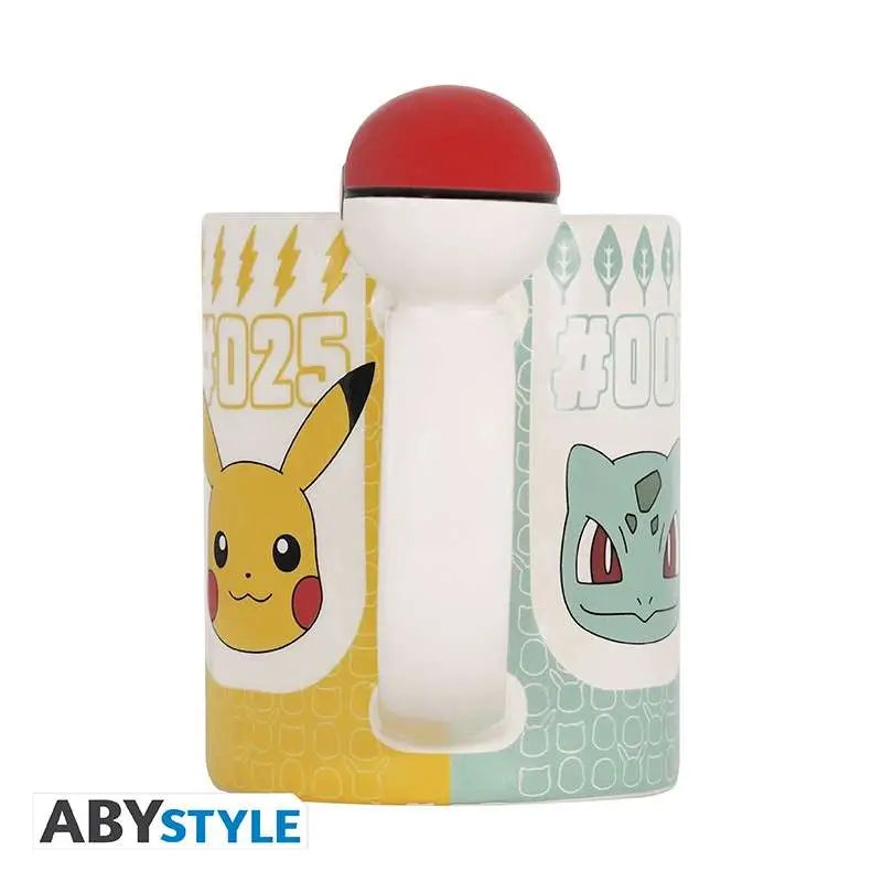 POKEMON POKEBALL MUG 3D HANDLE