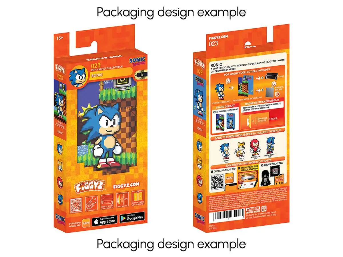 METAL GEAR SOLID 2 SOLID SNAKE HERO POSE FIGGYZ POP COLLECTIBLE MAGNET