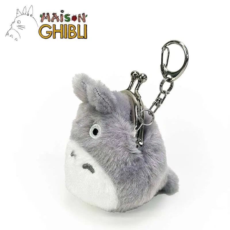 MY NEIGHBOR TOTORO BIG GREY TOTORO FUNWARI MINI COIN PURSE