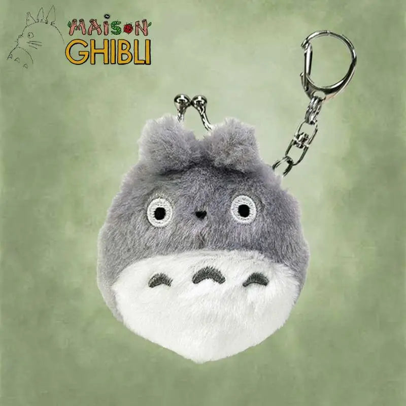 MY NEIGHBOR TOTORO BIG GREY TOTORO FUNWARI MINI COIN PURSE