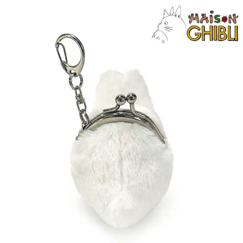 MY NEIGHBOR TOTORO SMALL WHITE TOTORO FUNWARI MINI COIN PURSE