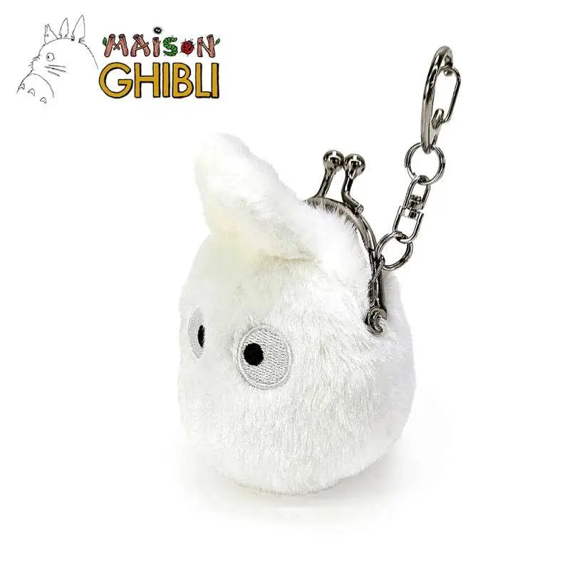 MY NEIGHBOR TOTORO SMALL WHITE TOTORO FUNWARI MINI COIN PURSE