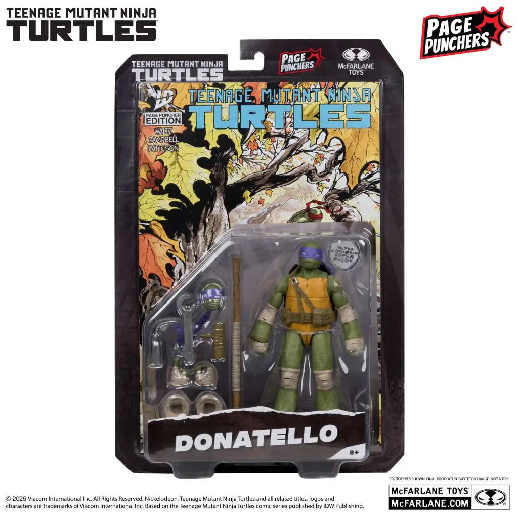 TEENAGE MUTANT NINJA TURTLES 5INCH FIGURE W/ COMIC ASSRT SET (6)
