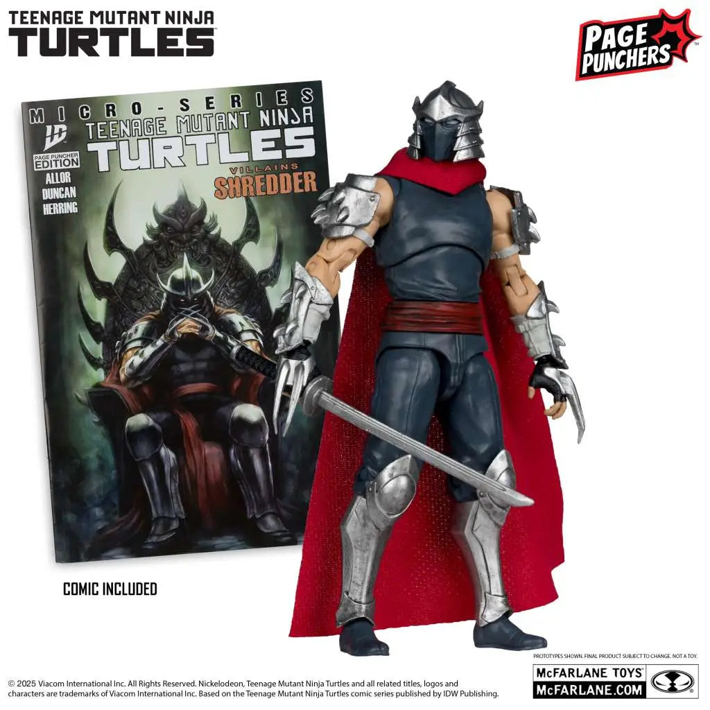 TEENAGE MUTANT NINJA TURTLES 5INCH FIGURE W/ COMIC ASSRT SET (6)