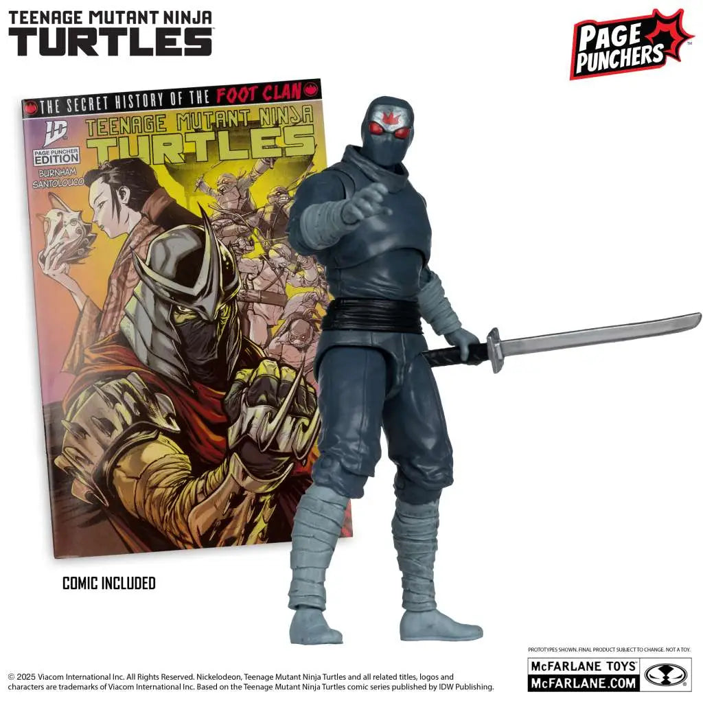 TEENAGE MUTANT NINJA TURTLES 5INCH FIGURE W/ COMIC ASSRT SET (6)