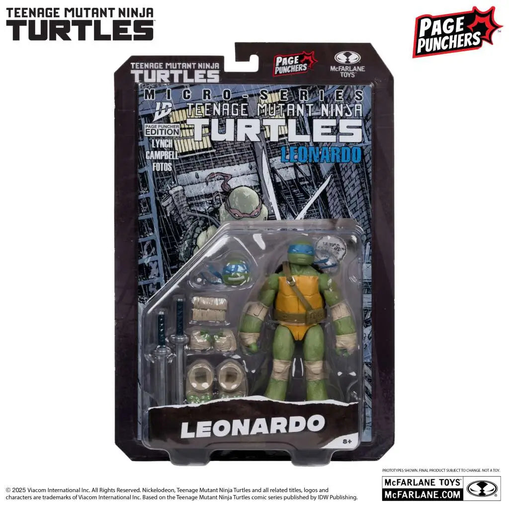 TEENAGE MUTANT NINJA TURTLES 5INCH FIGURE W/ COMIC ASSRT SET (6)