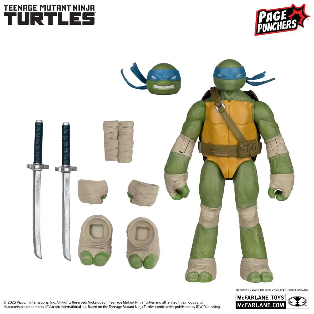 TEENAGE MUTANT NINJA TURTLES 5INCH FIGURE W/ COMIC ASSRT SET (6)