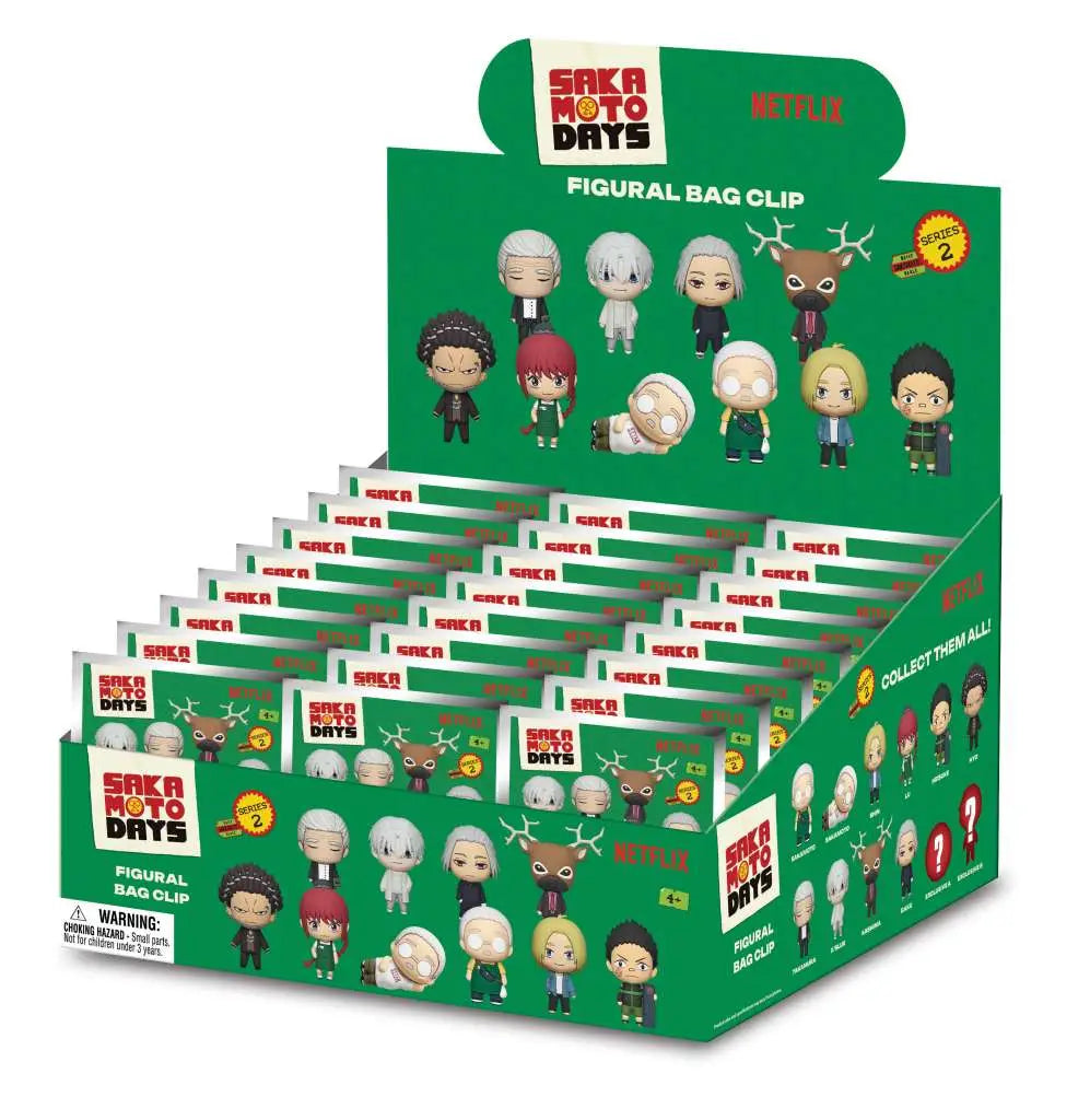 SAKAMOTO DAYS S2 BAG CLIP BLIND BOX DISPLAY(24)