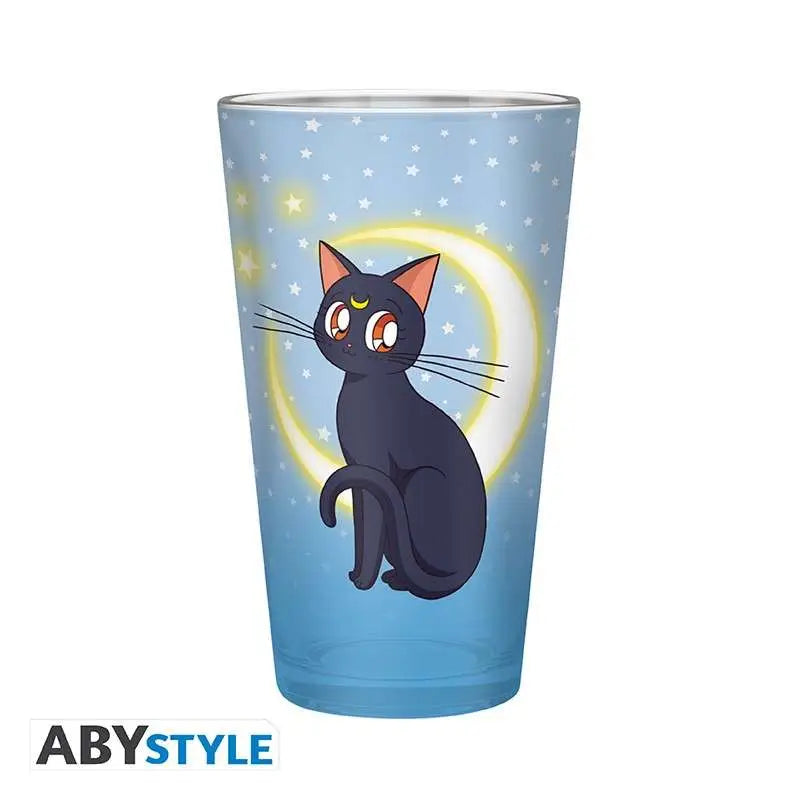 SAILOR MOON LUNA & ARTEMIS GLASS