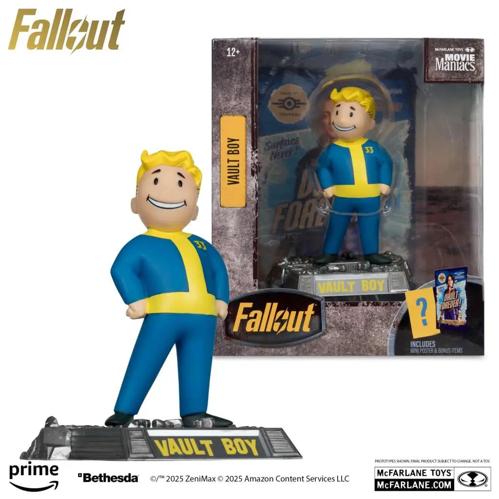 MOVIE MANIACS FALLOUT VAULT BOY ASSORTMENT SET (3)