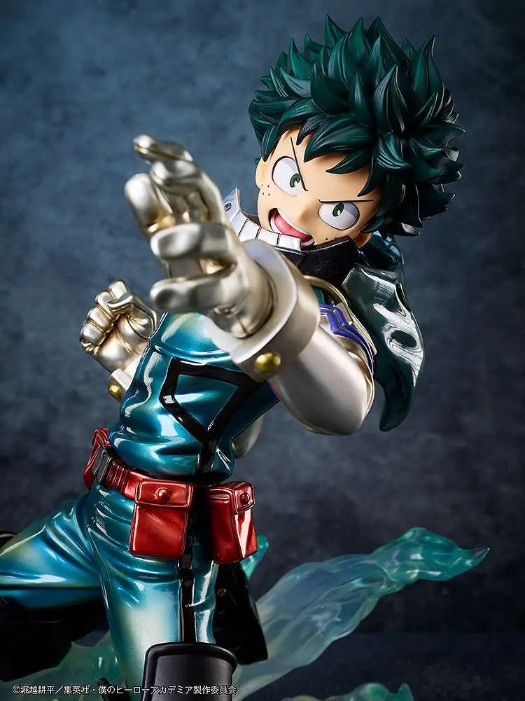 MY HERO ACADEMIA IZUKU MIDORIYA METALLIC STATUE