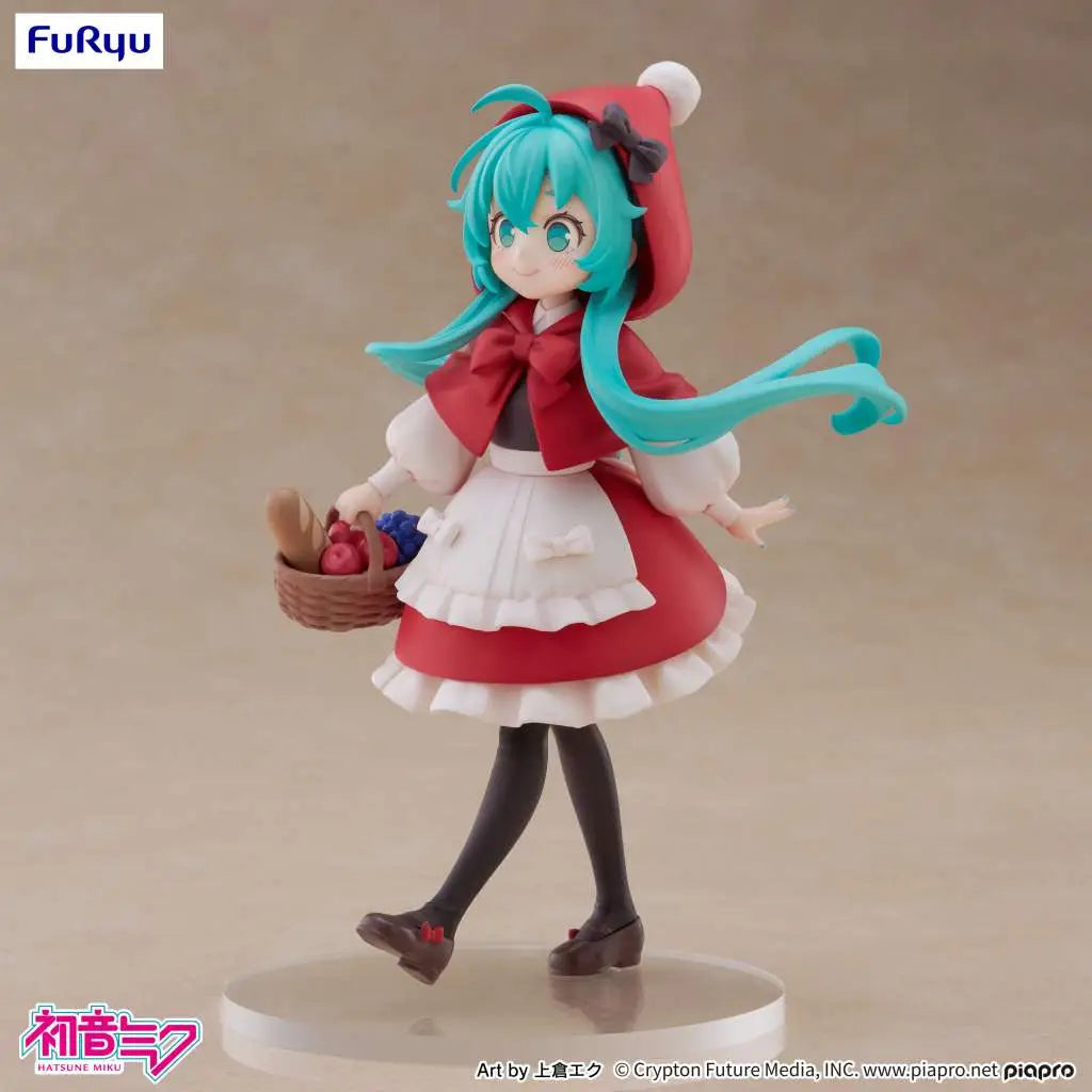 HATSUNE MIKU LITTLE RED RIDING HOOD DESKTOP FAIRY FIGURE