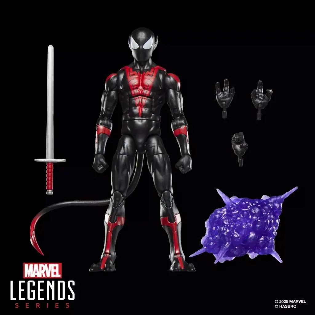 MARVEL LEGENDS SPIDER-MAN VINTAGE UNCANNY SPIDER-MAN NIGHTCRAWLER ACTION FIGURE