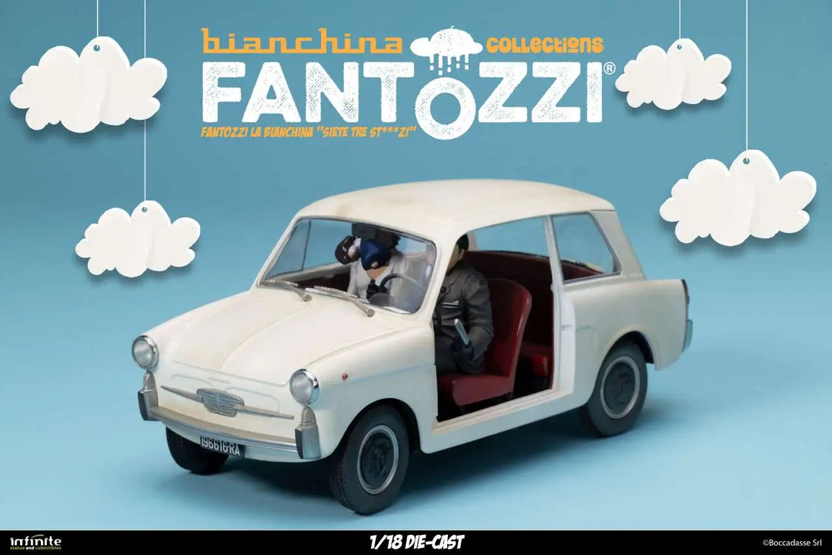 FANTOZZI LA BIANCHINA YOU ARE THREE IDIOTS 1/18 DIE-CAST