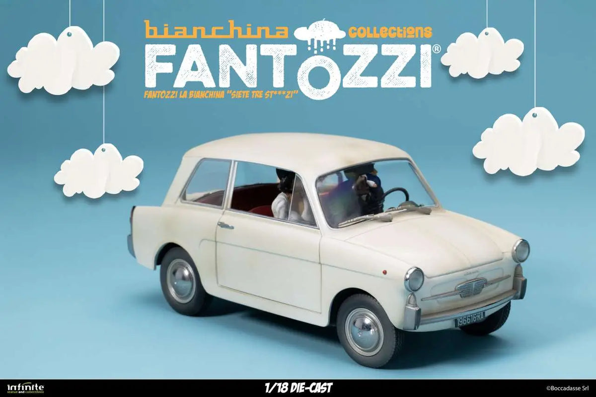 FANTOZZI LA BIANCHINA YOU ARE THREE IDIOTS 1/18 DIE-CAST