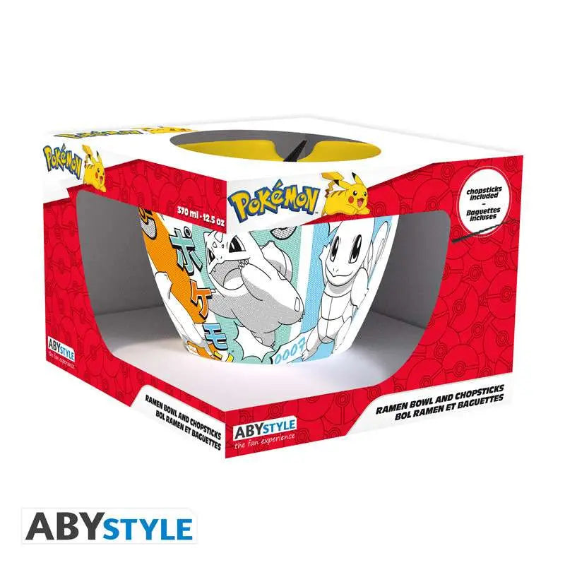 POKEMON RAMEN BOWL WITH CHOPSTICKS