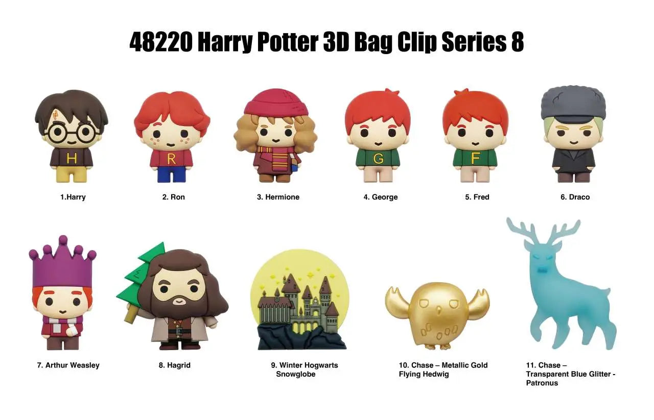 HARRY POTTER S8 BAG CLIP BLIND BOX DISPLAY (24)