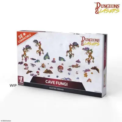 DUNGEONS & LASER CAVE FUNGI SCATTER TERRAIN
