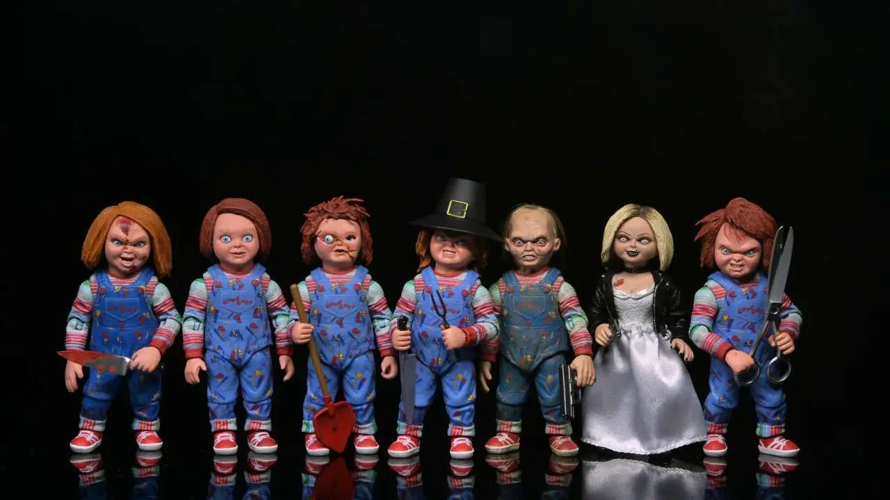 CHUCKY GOOD GUY SERIES 2 BLIND BOX 7" FIGURE DISPLAY (12)