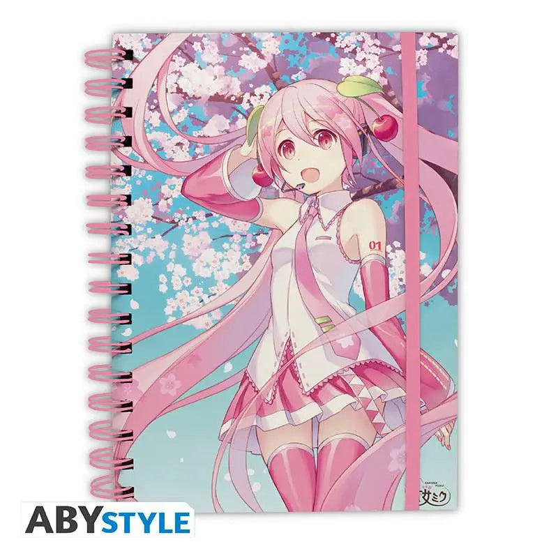 HATSUNE MIKU CHERRY BLOSSOM NOTEBOOK A5