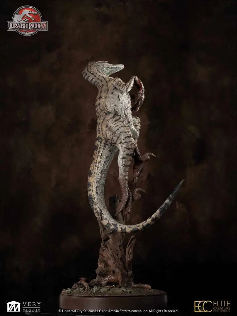 JURASSIC PARK 3 FEMALE VELOCIRAPTOR WHITE QUEEN MAQUETTE