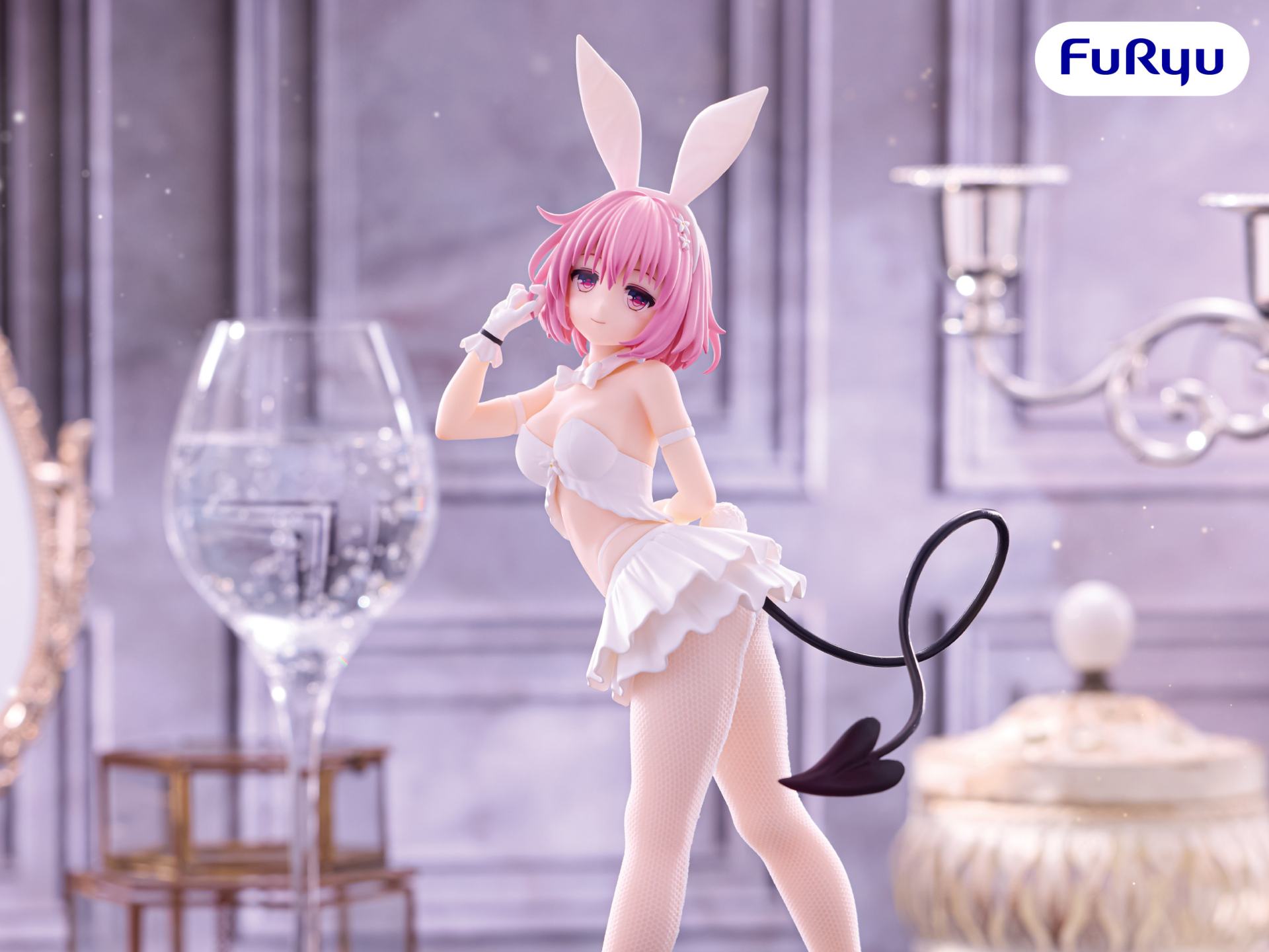 TO LOVE RU DARKNESS MOMO WHITE BICUTE BUNNIES FIGURE