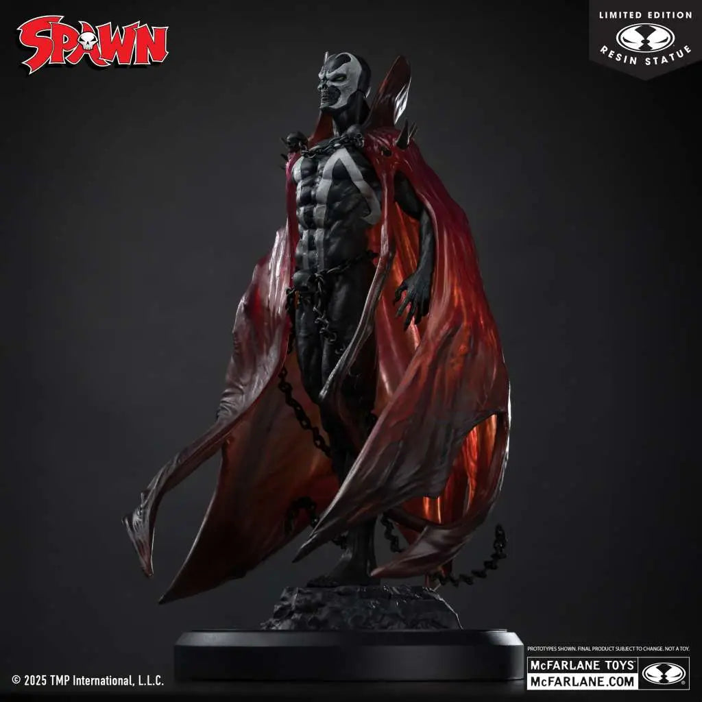 SPAWN BLACK WHITE & RED ALL OVER SPAWN BY PUPETEER LEE RESIN STATUE