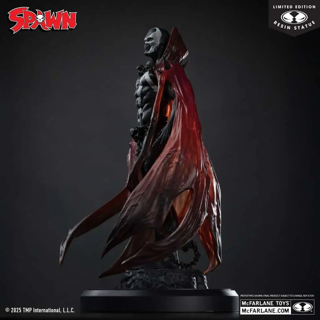 SPAWN BLACK WHITE & RED ALL OVER SPAWN BY PUPETEER LEE RESIN STATUE