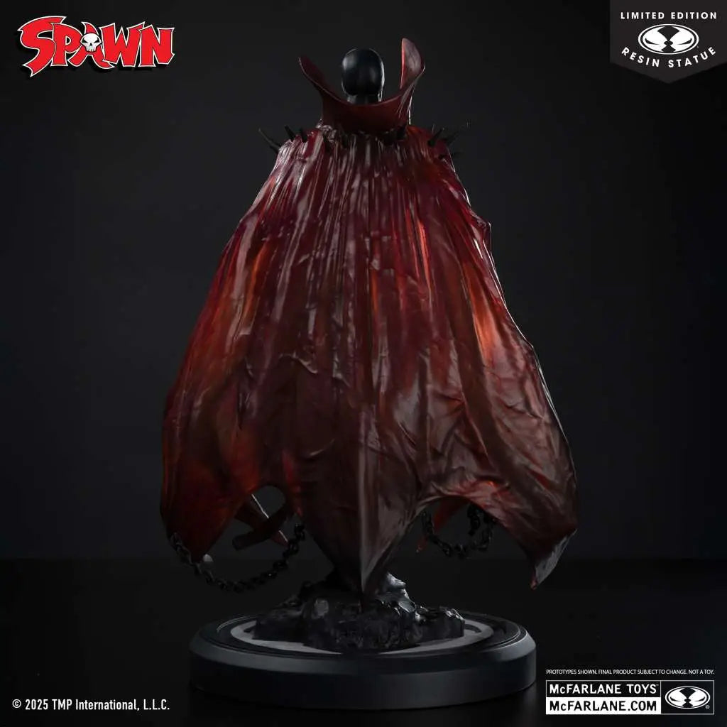 SPAWN BLACK WHITE & RED ALL OVER SPAWN BY PUPETEER LEE RESIN STATUE