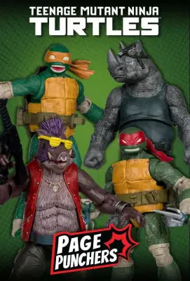 TEENAGE MUTANT NINJA TURTLES 5INCH FIGURE W/ COMIC WAVE 2 ASSRT SET (6)
