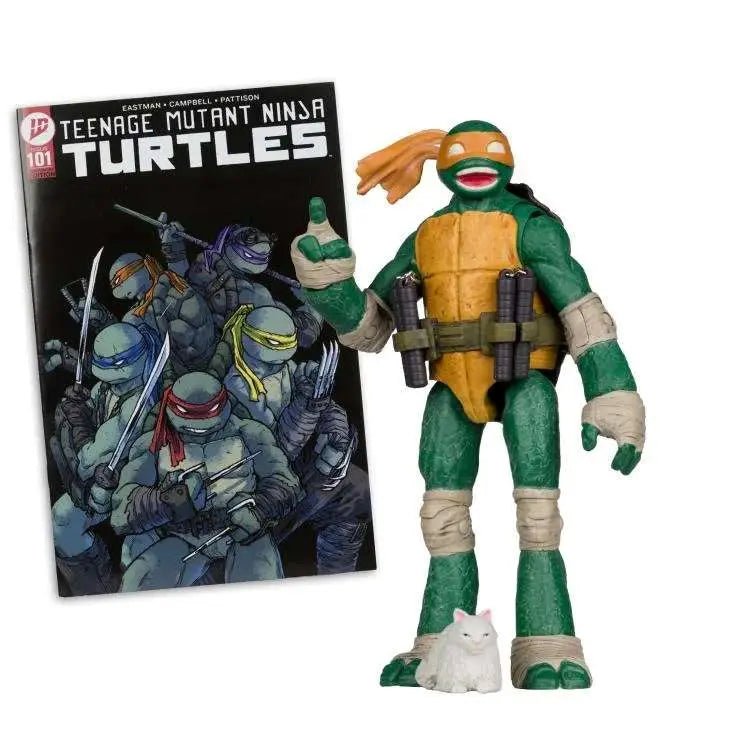TEENAGE MUTANT NINJA TURTLES 5INCH FIGURE W/ COMIC WAVE 2 ASSRT SET (6)