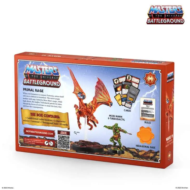 MOTU WAVE 11 PRETERNIAN HEROES MOSS MAN / TURBODACTYL ITALIAN