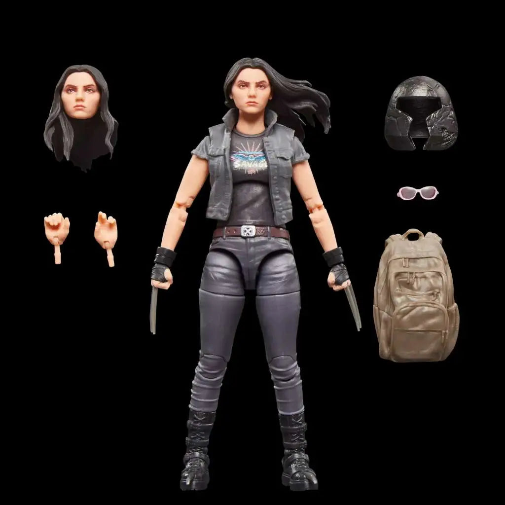 MARVEL LEGENDS DEADPOOL AND WOLVERINE X-23 ACTION FIGURE