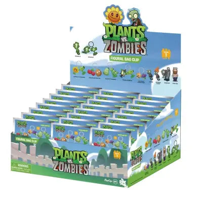 PLANTS VS ZOMBIES BAG CLIP BLIND BOX DISPLAY (24)