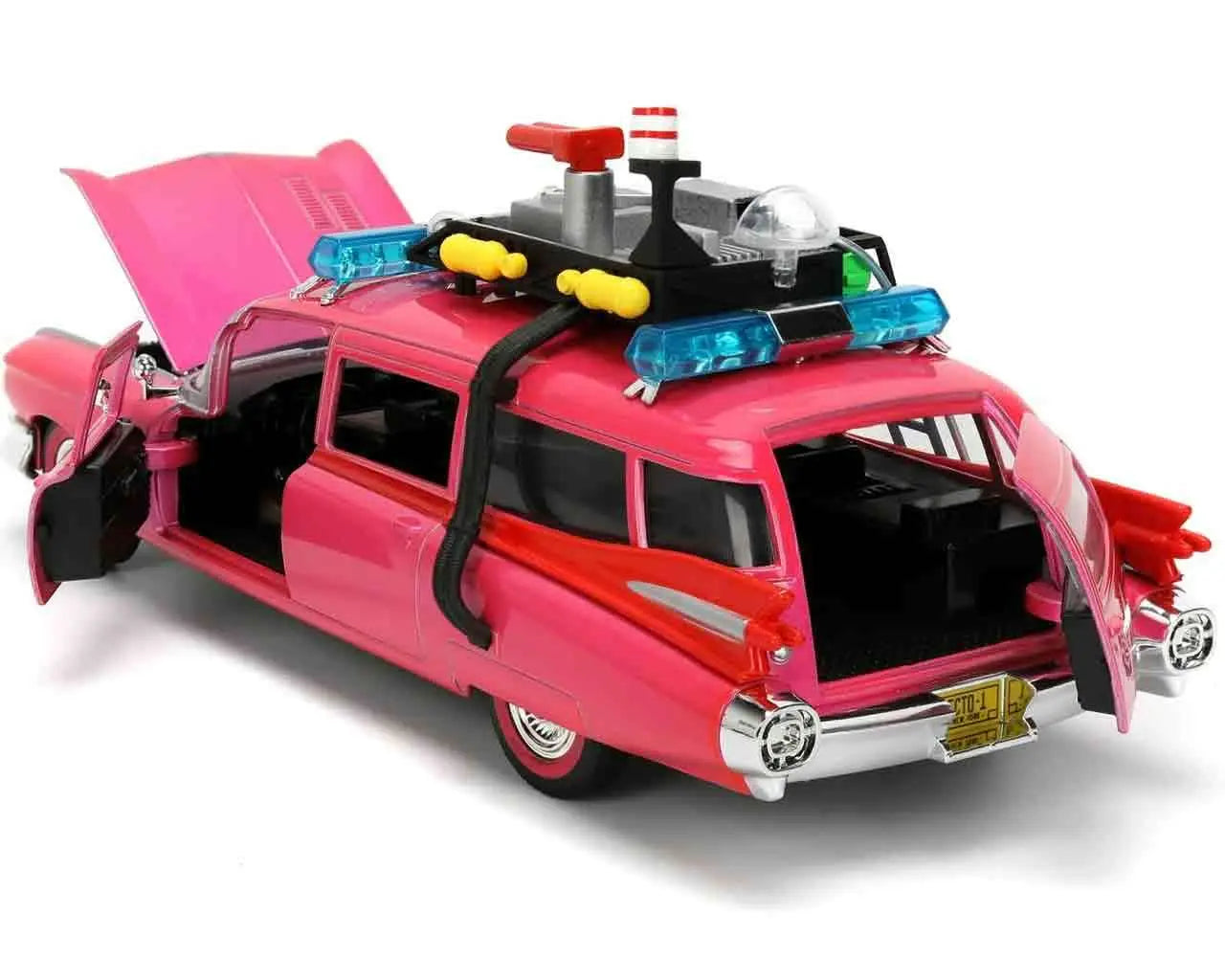 GHOSTBUSTERS - ECTO-1 PINK VARIANT - LIMITED EDITION - 1:24 DIE-CAST MODEL