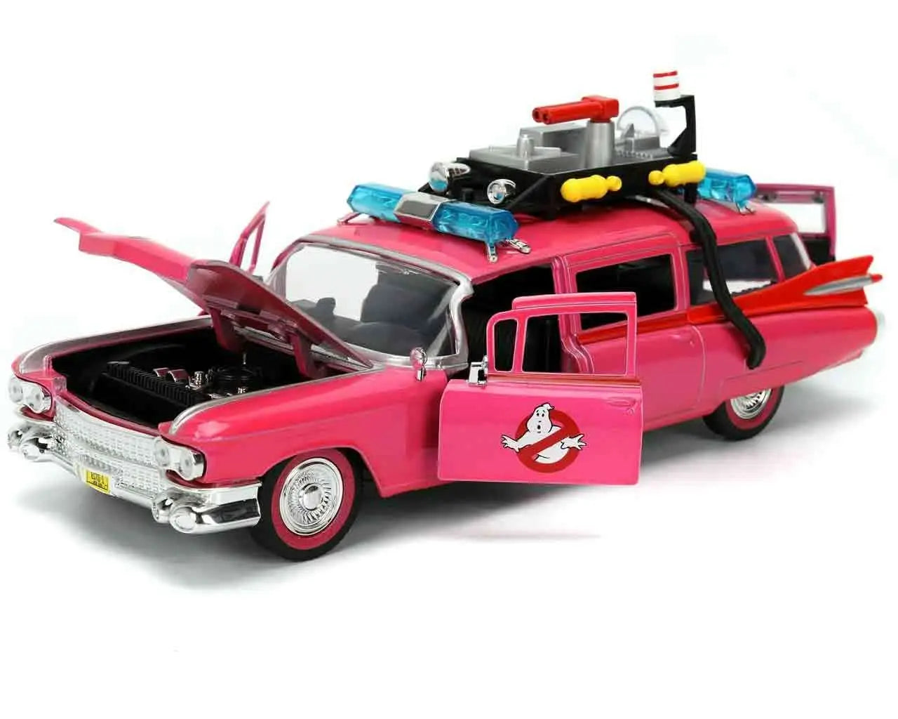 GHOSTBUSTERS - ECTO-1 PINK VARIANT - LIMITED EDITION - 1:24 DIE-CAST MODEL