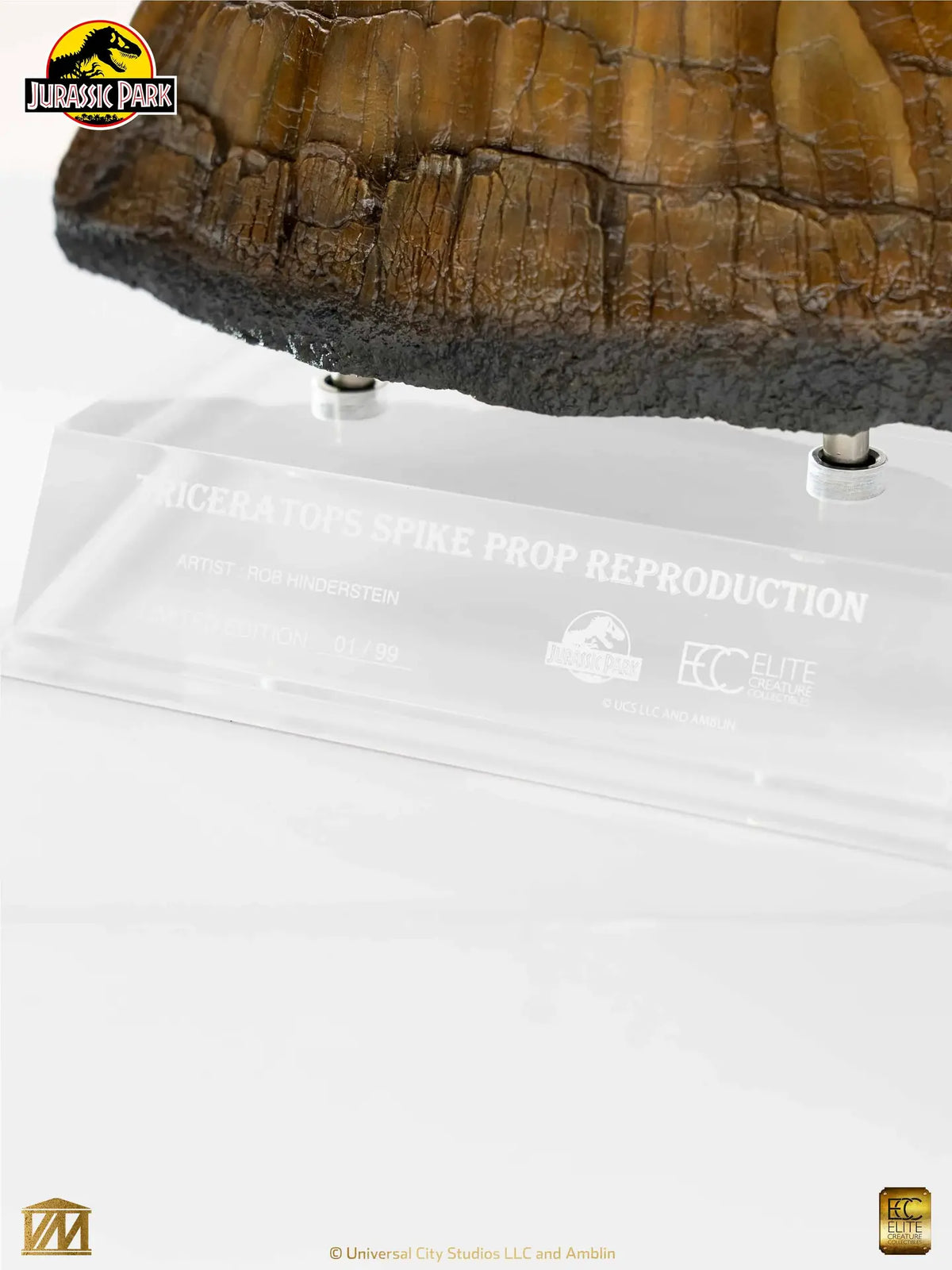 JURASSIC PARK TRICERATOPS SPIKE PROP REPRODUCTION