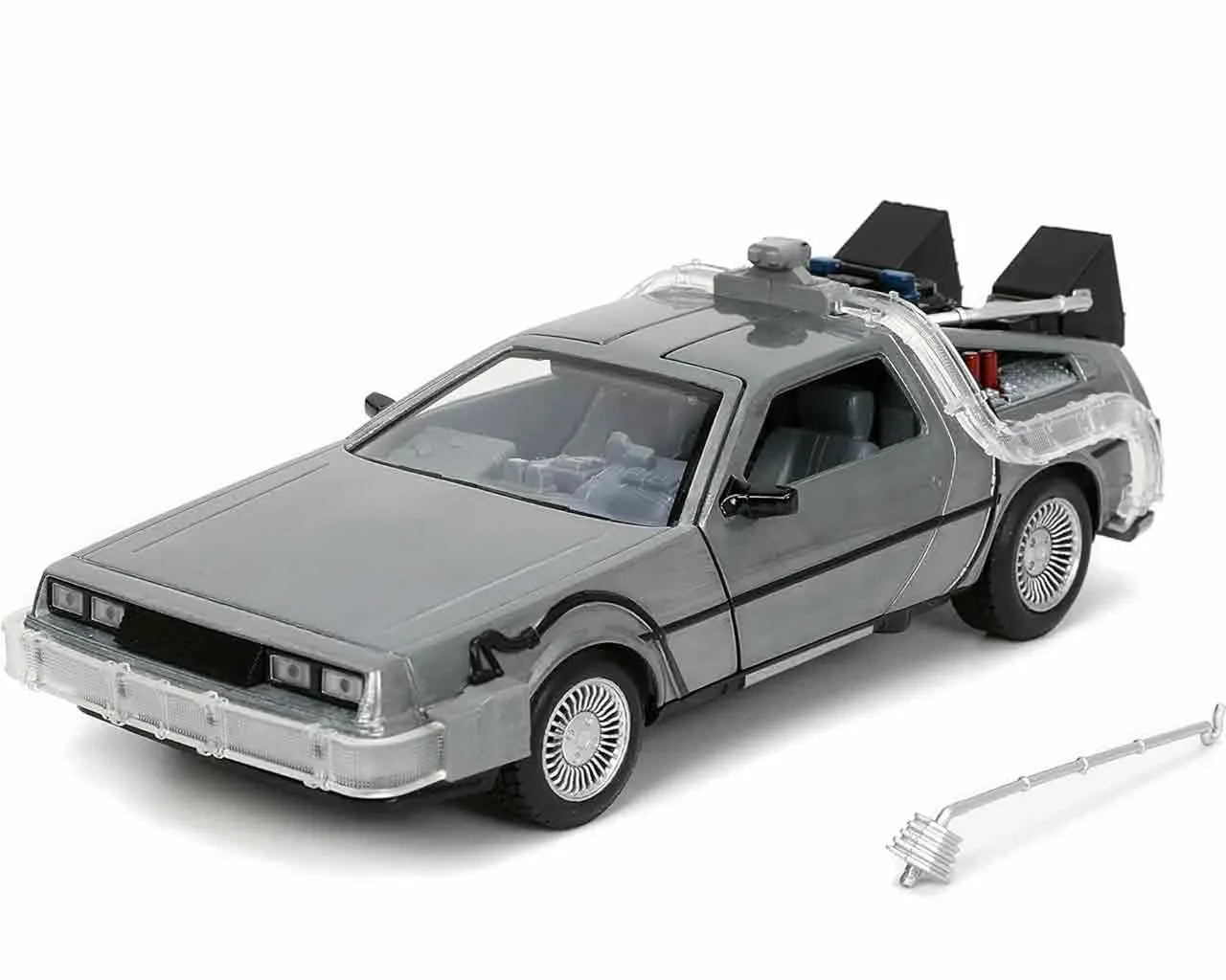 BACK TO THE FUTURE PART I - 1982 DE LOREAN DMC 12 -  40TH ANNIVERSARY LIMITED EDITION 1:24 DIE-CAST MODEL