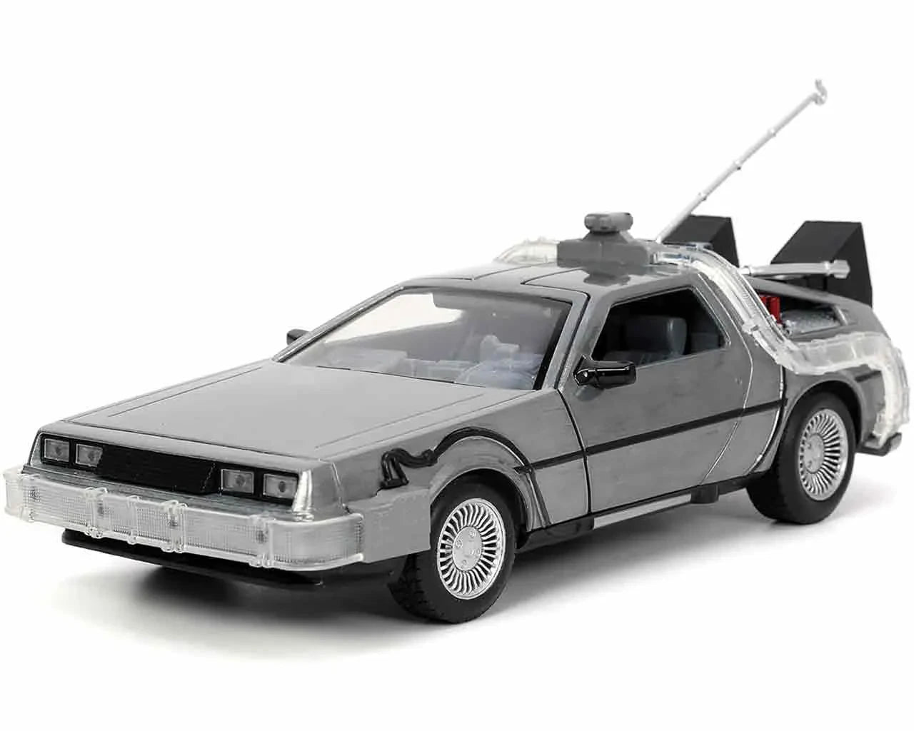 BACK TO THE FUTURE PART I - 1982 DE LOREAN DMC 12 -  40TH ANNIVERSARY LIMITED EDITION 1:24 DIE-CAST MODEL