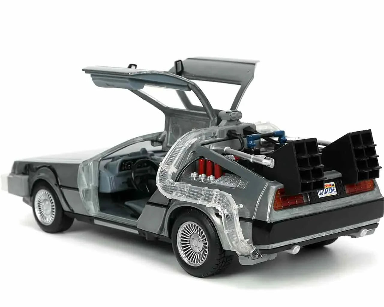 BACK TO THE FUTURE PART I - 1982 DE LOREAN DMC 12 -  40TH ANNIVERSARY LIMITED EDITION 1:24 DIE-CAST MODEL