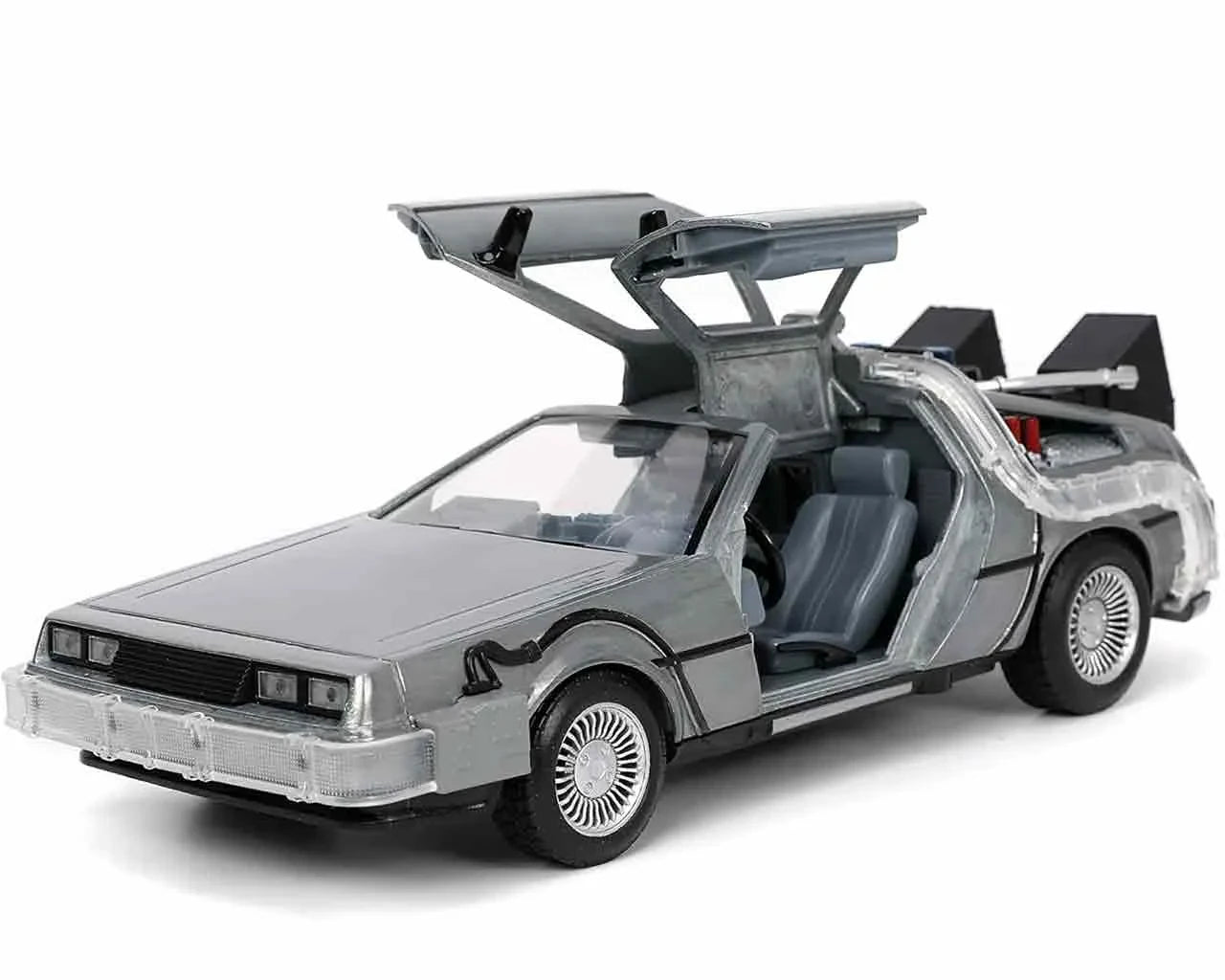 BACK TO THE FUTURE PART I - 1982 DE LOREAN DMC 12 -  40TH ANNIVERSARY LIMITED EDITION 1:24 DIE-CAST MODEL